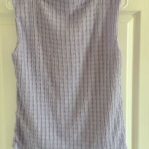 Dynamite Light Lavender Textured Knit Tank Top